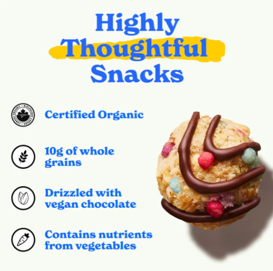 NEW! Birthday Cake Chocolate Drizzled Granola Bites (5 packs x 24g)