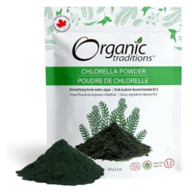 Organic Traditions Chlorella Powder 150g / 5.3oz