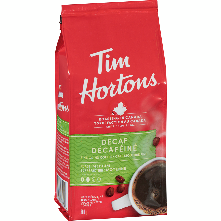 TIM HORTONS Fine Grain Coffee Decaffeinated 300g