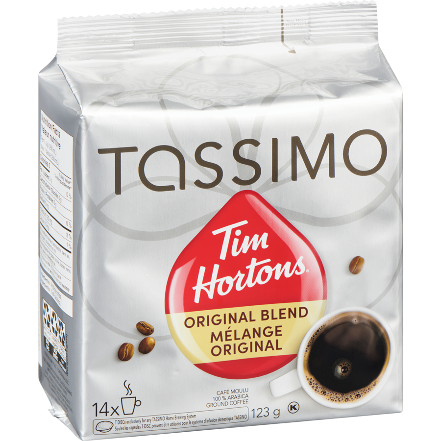 Tassimo Tim Horton's Coffee Single Serve T-Discs, 14 T-Discs