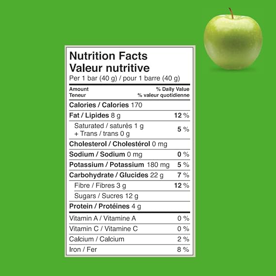 Taste of Nature Organic Apple Snack Bar -16-Count Snack Pack