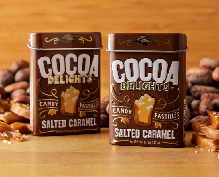 (Salted caramel) Big sky Cocoa Delights Candy 12-Pack Trays